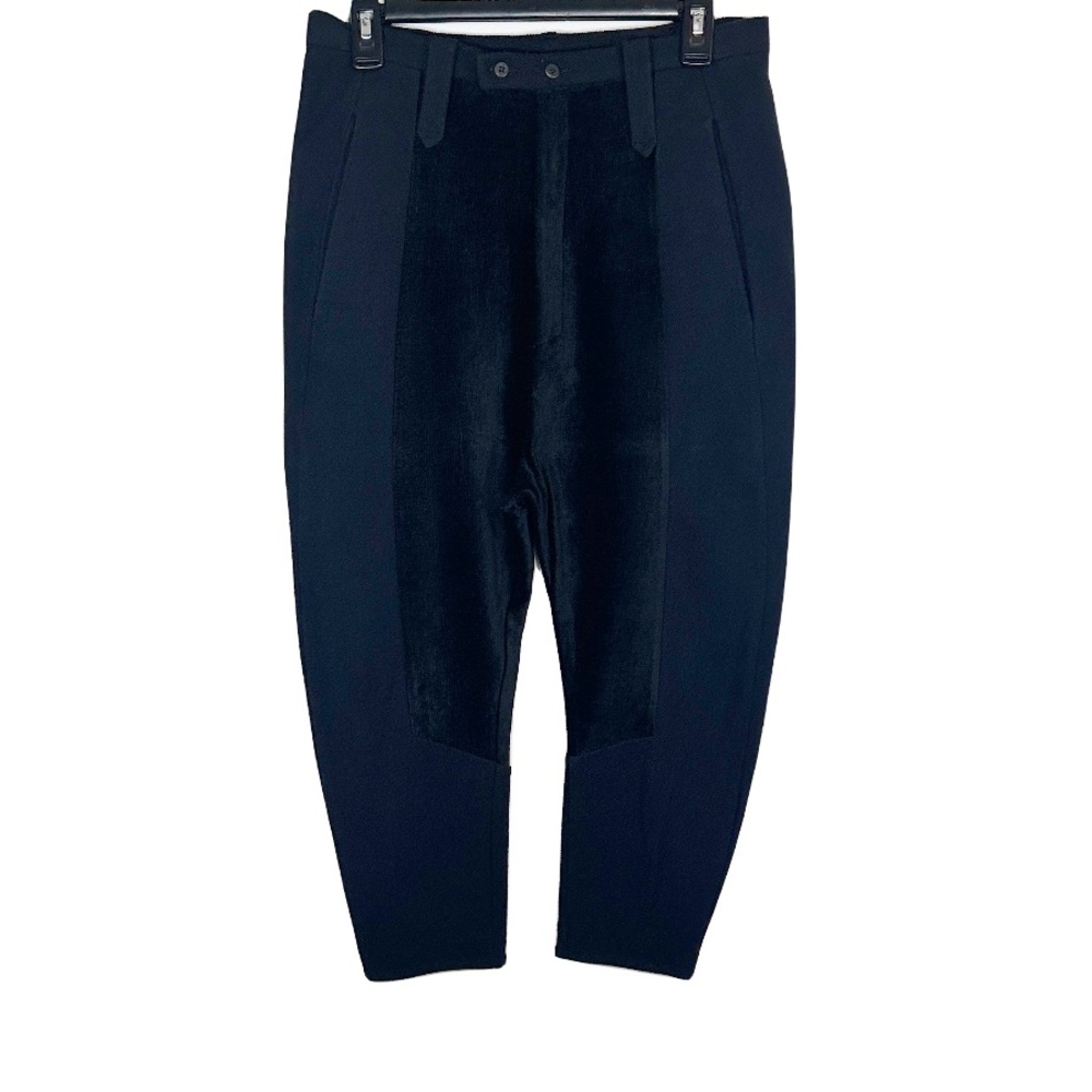 Transit Par-Such Black Avant Garde Cropped Trousers Made in Italy Size 2